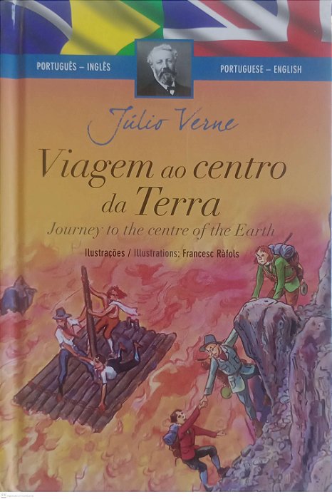 Livro Viagem ao Centro da Terra - Português e Inglês Autor Verne, Júlio (2016) [usado]
