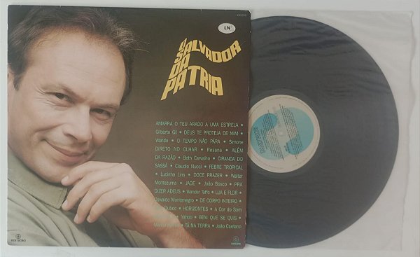 Disco de Vinil o Salvador da Pátria [lp] Trilha Sonora Novela Interprete Vários Artistas (1989) [usado]