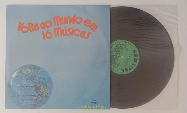 Disco de Vinil Volta ao Mundo em 16 Músicas [lp 1977] Interprete Vários Artistas (1977) [usado]