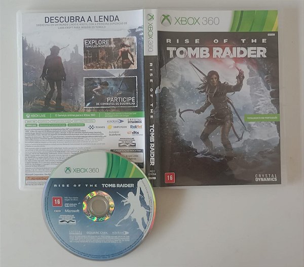 Dvd [jogo Xbox 360] Rise Of The Tomb Raider Editora Square Enix [usado]