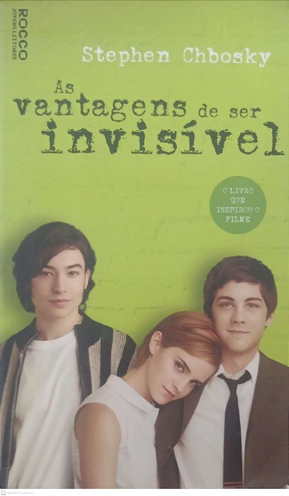 Livro as Vantagens de Ser Invisível (capa do Filme) Autor Chbosky, Stephen (2007) [usado]