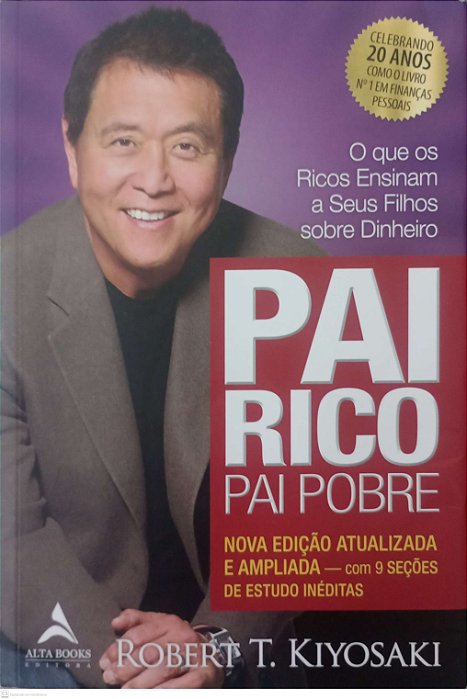Livro Pai Rico Pai Pobre Autor Kiyoaski, Robert T. (2017) [seminovo]