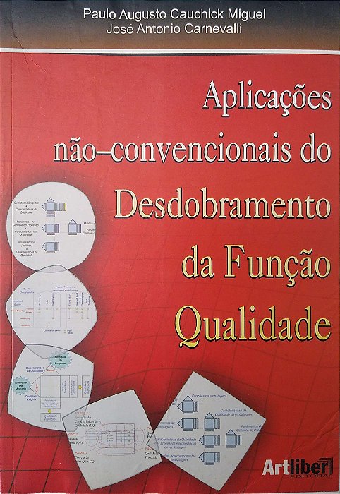 Livro Aplicações Não-convencionais do Desdobramento da Função Qualidade Autor Miguel, Paulo Augusto Cauchick (2006) [seminovo]