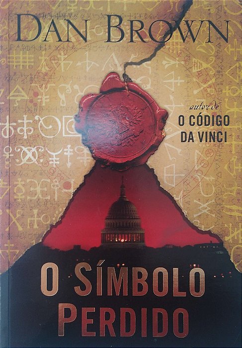 Livro o Símbolo Perdido Autor Brown, Dan (2009) [seminovo]