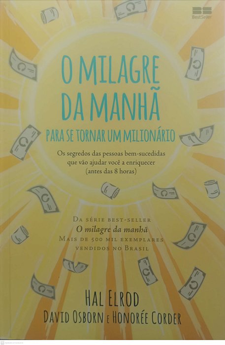 Livro o Milagre da Manhã - para Se Tornar um Milionário Autor Elrod, Hal (2019) [seminovo]