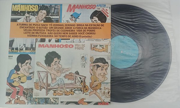 Disco de Vinil os Grandes Sucessos [lp 1982] Interprete Manhoso (1982) [usado]