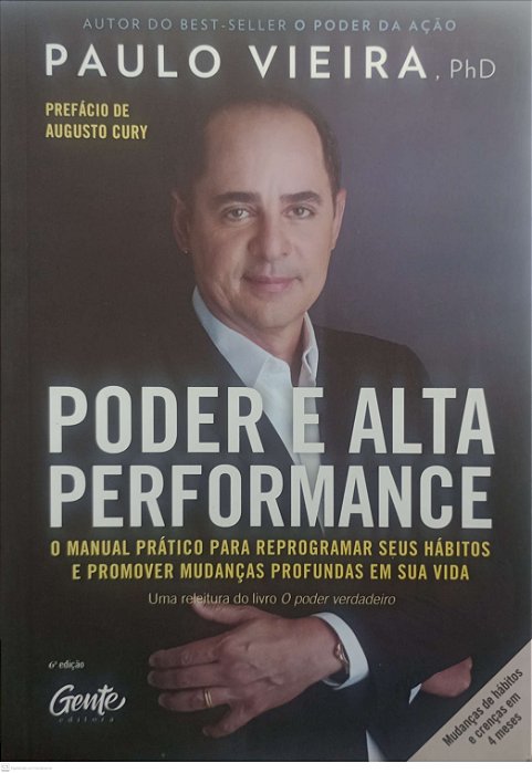 Livro Poder e Alta Performance Autor Vieira, Paulo (2017) [seminovo]