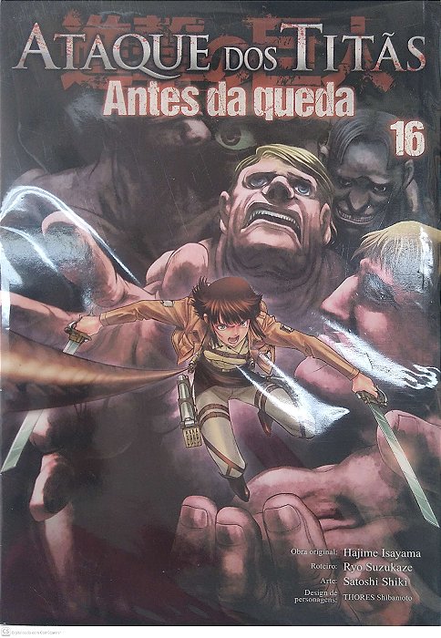 Gibi Ataque dos Titãs #16 Autor Isayama, Hajime [seminovo]