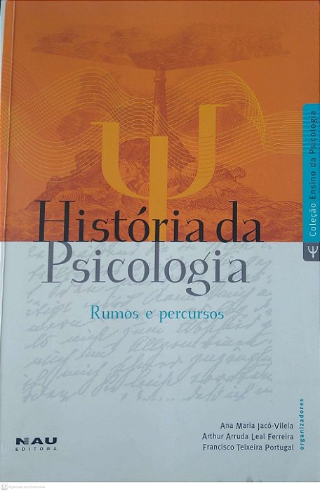 Livro História da Psicologia: Rumos e Percursos Autor Vários (2007) [seminovo]
