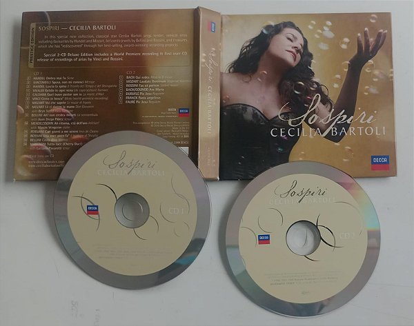 Cd Sospiri [2010 Made In Eu] Interprete Cecilia Bartoli (2010) [usado]