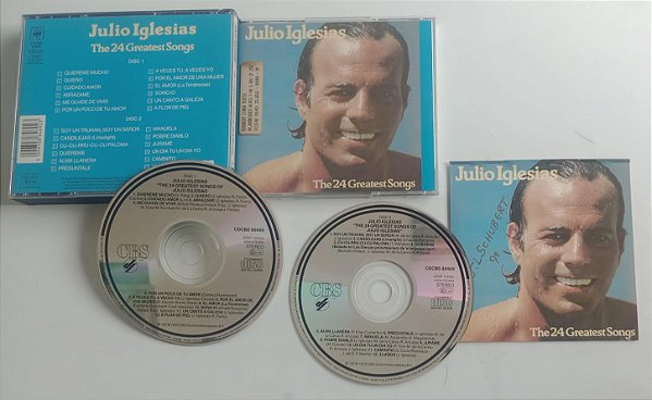Cd The 24 Greatest Songs [2 Cds] Interprete Julio Iglesias [usado]