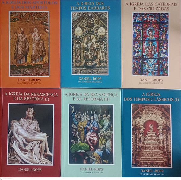 Livro História da Igreja de Cristo (10 Vol.) Autor Daniel-rops [seminovo]