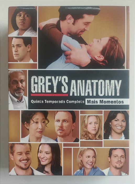 Dvd Grey''s Anatomy 5ª Temporada Editora [usado]
