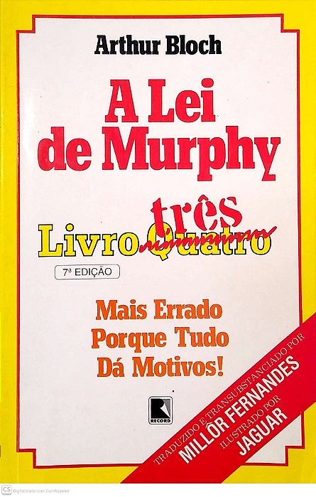 Livro a Lei de Murphy Livro 3 Autor Bloch, Arthur (1997) [usado]