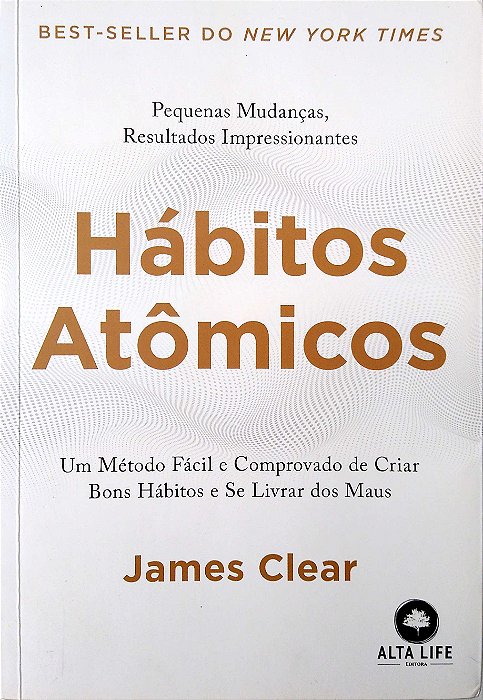 Livro Hábitos Atômicos Autor Clear, James (2019) [seminovo]