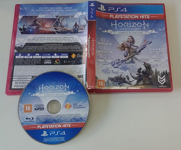 Dvd Jogo Ps4 - Horizon Zero Dawn Editora [seminovo]