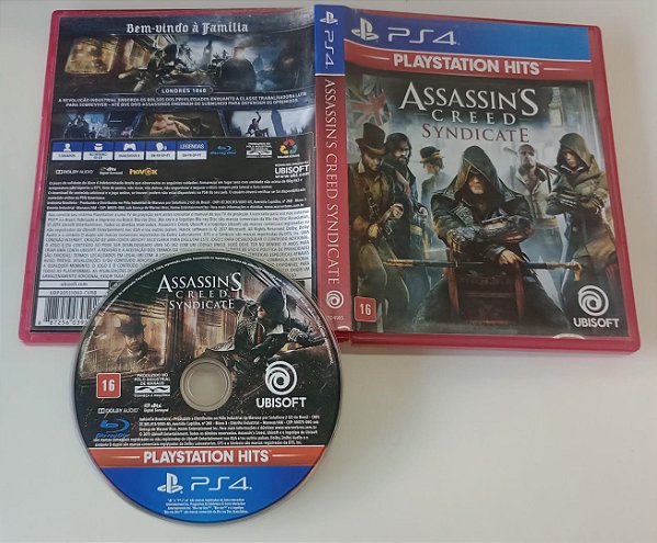 Dvd Jogo Ps4 - Assassin''s Creed Syndicate Editora [seminovo]