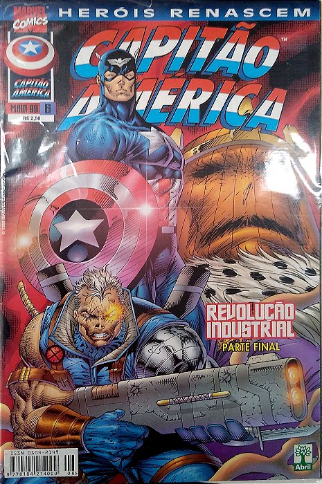Livro Heróis Renascem: Capitão América #6 Autor (1999) [usado]