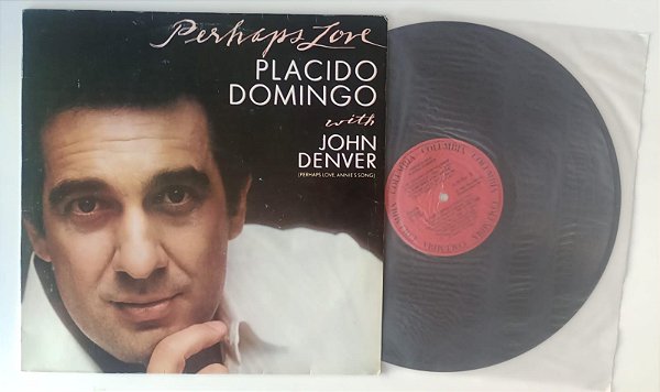 Disco de Vinil Perhaps Love - Lp 1981 Interprete Placido Domingo e John Denver (1981) [usado]