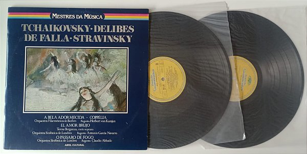 Disco de Vinil Tchaikovsky - Delibes - de Falla - Stravinsky - Coleção Mestres da Música Interprete Vários Artistas (1981) [usado]