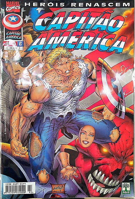 Gibi Capitão América #2 Autor Marvel (1999) [usado]