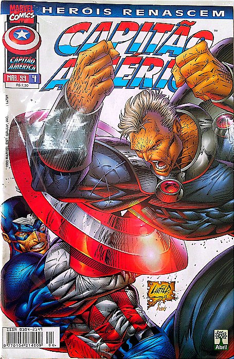 Gibi Capitão América #4 Autor (1999) [usado]
