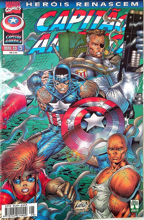 Gibi Capitão América #5 Autor (1999) [usado]