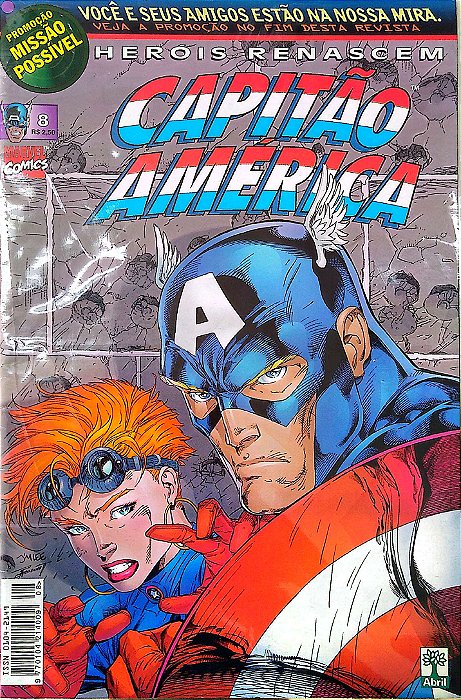 Gibi Capitão América #8 Autor Marvel [usado]