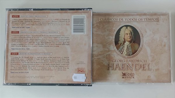 Cd Haendel - Coleção Clássicos Interprete Várias Orquestras [seminovo]