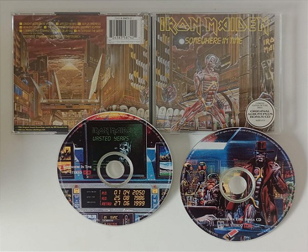 Cd Somewhere In Time [importado 2 Cds] Interprete Iron Maiden (1986) [usado]