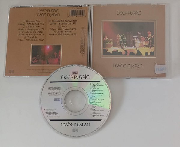 Cd Made In Japan Interprete Deep Purple (1994) [usado]