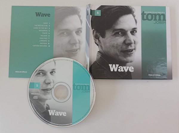 Cd Wave / Coleção Tom Jobim 5 - Folha de Sp Interprete Tom Jobim (2013) [seminovo]