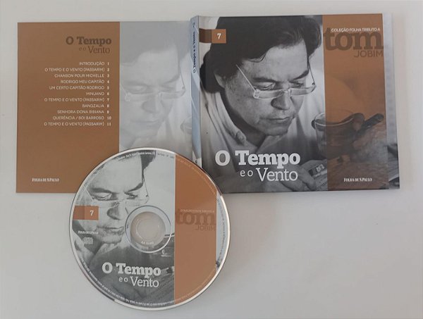 Cd o Tempo e o Vento / Coleção Tom Jobim 7 - Folha de Sp Interprete Tom Jobim (2013) [seminovo]