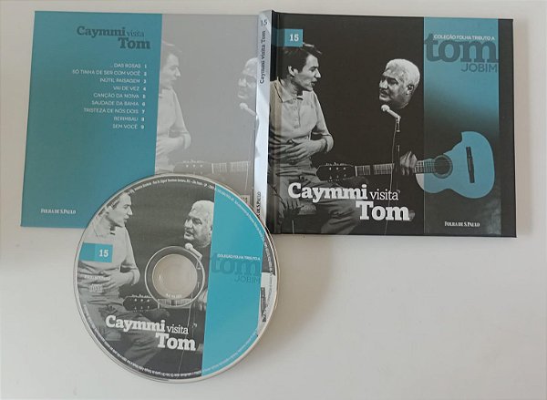 Cd Caymmi Visita Tom / Coleção Tom Jobim 15 - Folha de Sp Interprete Tom Jobim (2013) [seminovo]