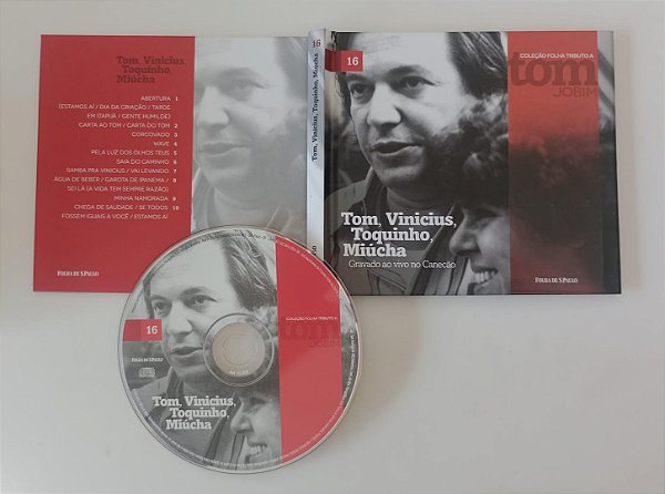 Cd ao Vivo no Canecão - Coleção Tom Jobim 16 - Folha de Sp Interprete Tom Jobim (2013) [seminovo]