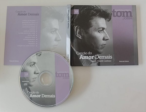 Cd Canção do Amor Demais - Elizeth Cardoso / Coleção Tom Jobim 17 - Folha de Sp Interprete Tom Jobim (2013) [seminovo]