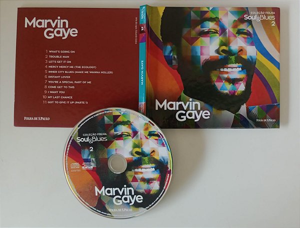 Cd Coleção Soul e Blues 2 Folha de Sp / Marvin Gaye Interprete Marvin Gaye (2015) [seminovo]