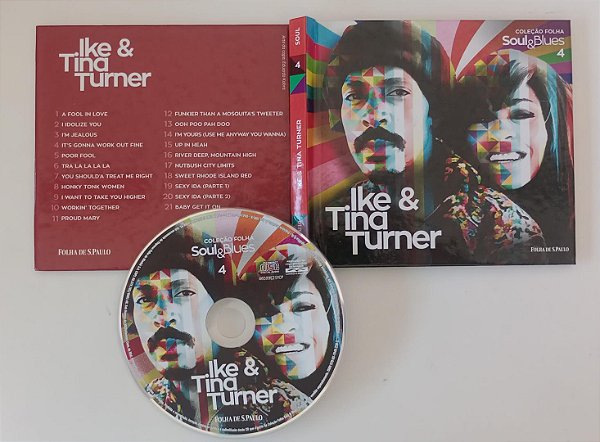 Cd Coleção Soul e Blues 4 Folha de Sp / Ike e Tina Turner Interprete Ike e Tina Turner (2015) [usado]