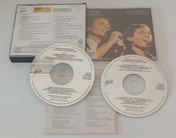 Cd The Concert In Central Park - 2 Cds Interprete Simon e Garfunkel [usado]
