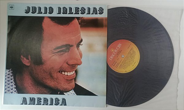 Disco de Vinil America - Lp 1978 Interprete Julio Iglesias (1978) [usado]