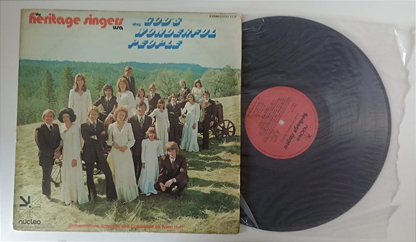 Disco de Vinil God''s Wonderful People - Lp 1977 Interprete Heritage Singers (1977) [usado]