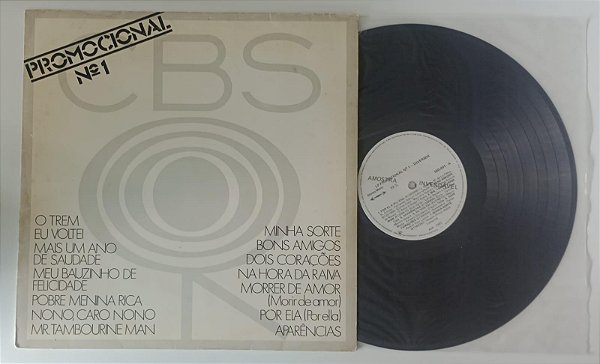Disco de Vinil Cbs Lp Promocional Nº 1 Interprete Vários Artistas [usado]