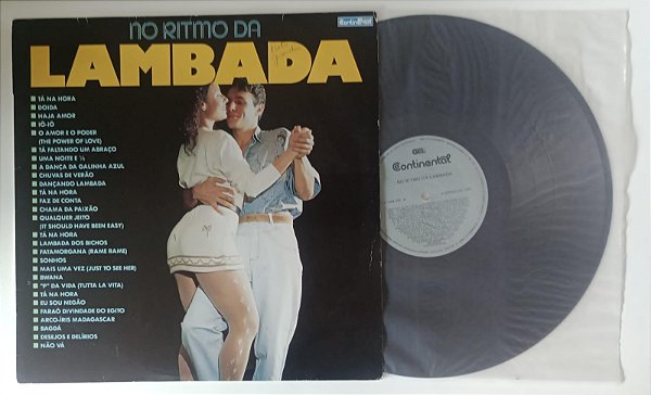 Disco de Vinil no Ritmo da Lambada - Lp 1988 Interprete Vários Artistas (1988) [usado]