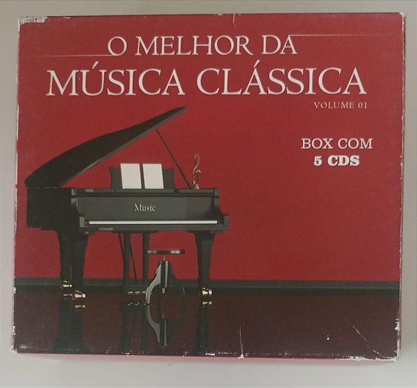 Cd o Melhor da Música Clássica - 5 Cds Interprete Vários Artistas (2016) [usado]