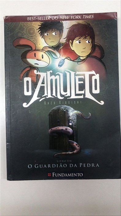 Livro o Amuleto- Livro 1 - o Guardião da Pedra ( em Quadrinho) Autor Kibuishi, Kazu (2013) [usado]