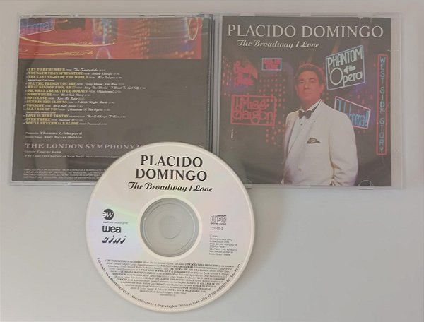 Cd The Broadway I Love Interprete Placido Domingo (1991) [usado]