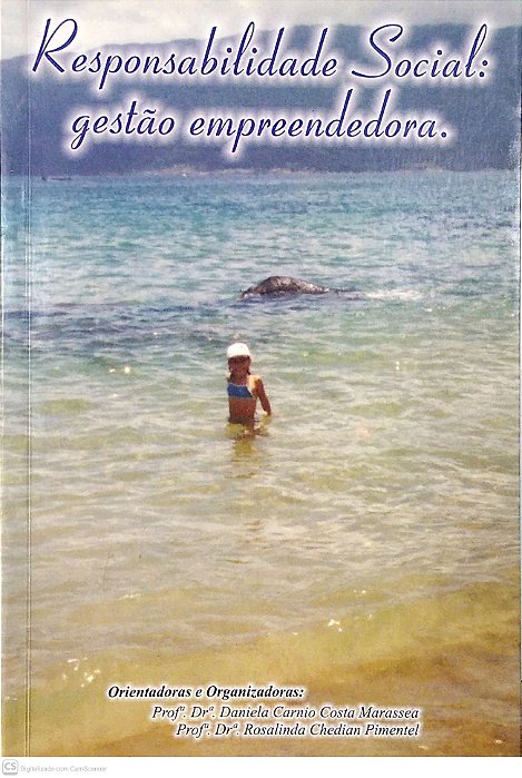 Livro Responsabilidade Social; Gestão Empreendedora. Autor Pimentel, Rosalina Chedian [usado]