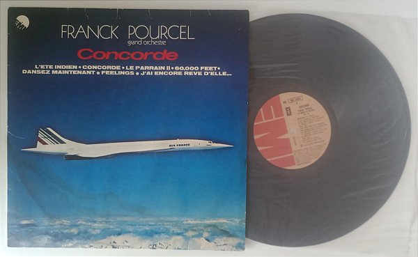 Disco de Vinil Concorde - Lp 1976 Interprete Frank Pourcel e Orquestra (1976) [usado]
