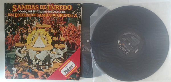 Disco de Vinil Carnaval 1989 Lp / Sambas de Enredo Interprete Grupo 1a, Escolas de Samba (1989) [usado]