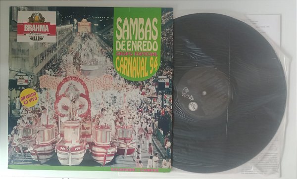 Disco de Vinil Carnaval 1994 Lp - Sambas de Enredo Interprete Grupo Especial, Escolas de Samba (1994) [seminovo]